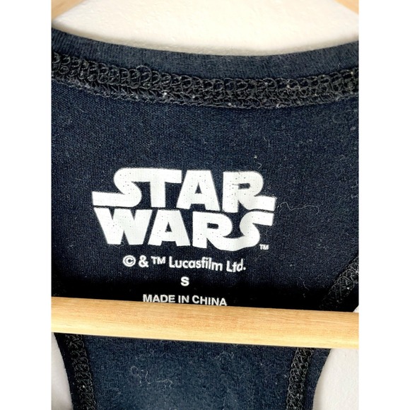 Star Wars Lucasfilm‎ Ltd. Stretch Tank Top Women's Black and Gold Size S - Picture 4 of 4